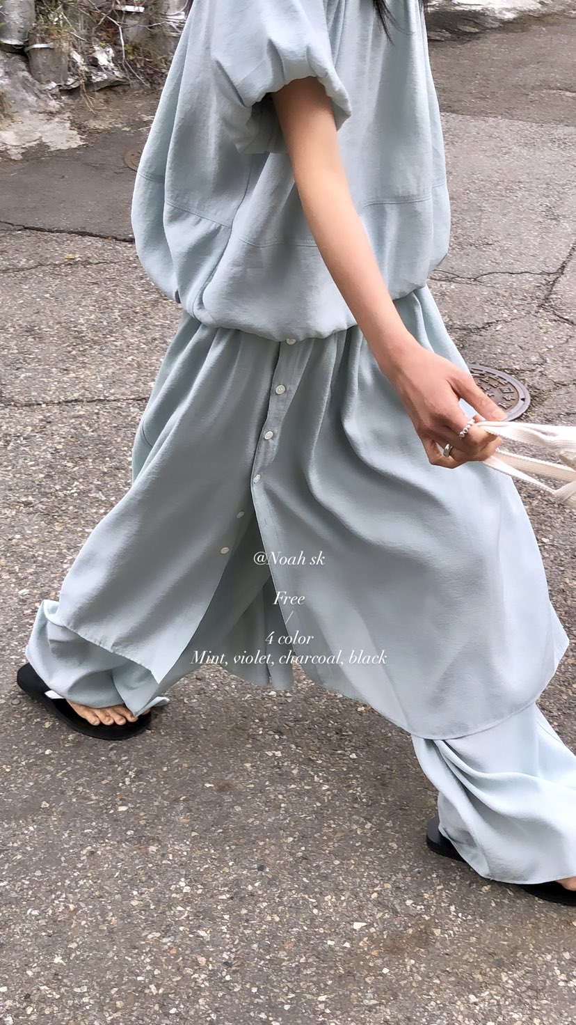 OVER RICH韓國東大門直郵女士新款26春夏26夏季時尚休閑褲OVER RICH休閑褲