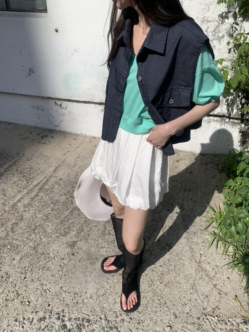 LE AVE韓國東大門代購女裝新款26春夏休閑26夏季職業馬甲SLE AVE馬甲