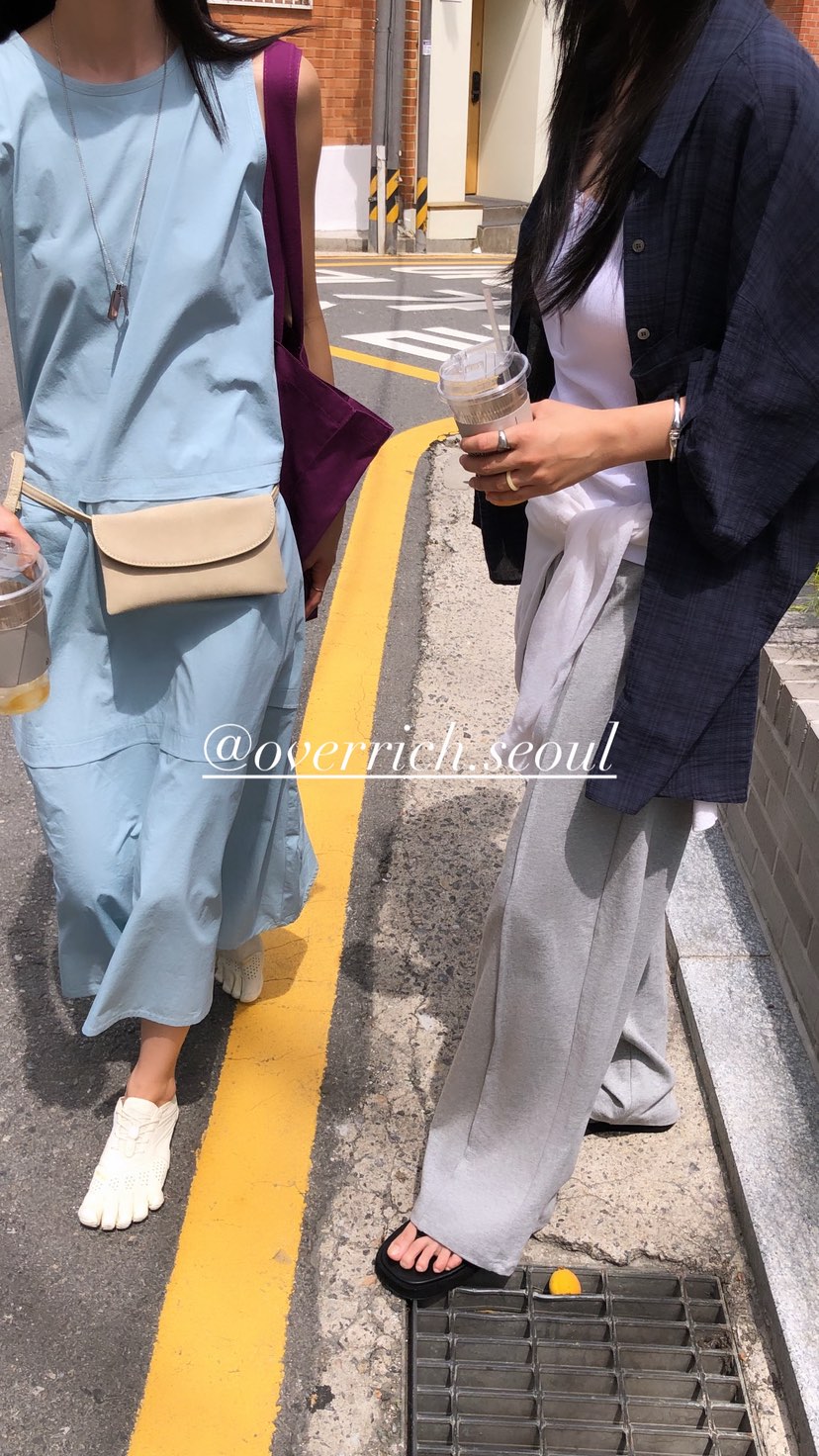OVER RICH韓國直郵實拍女士新款職業推薦人氣休閑休閑褲OVER RICH休閑褲