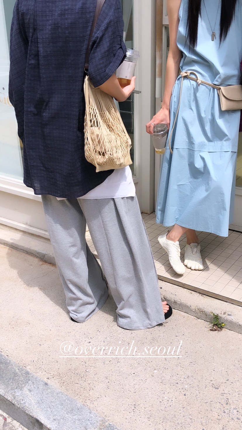 OVER RICH韓國直郵實拍女士新款職業推薦人氣休閑休閑褲OVER RICH休閑褲