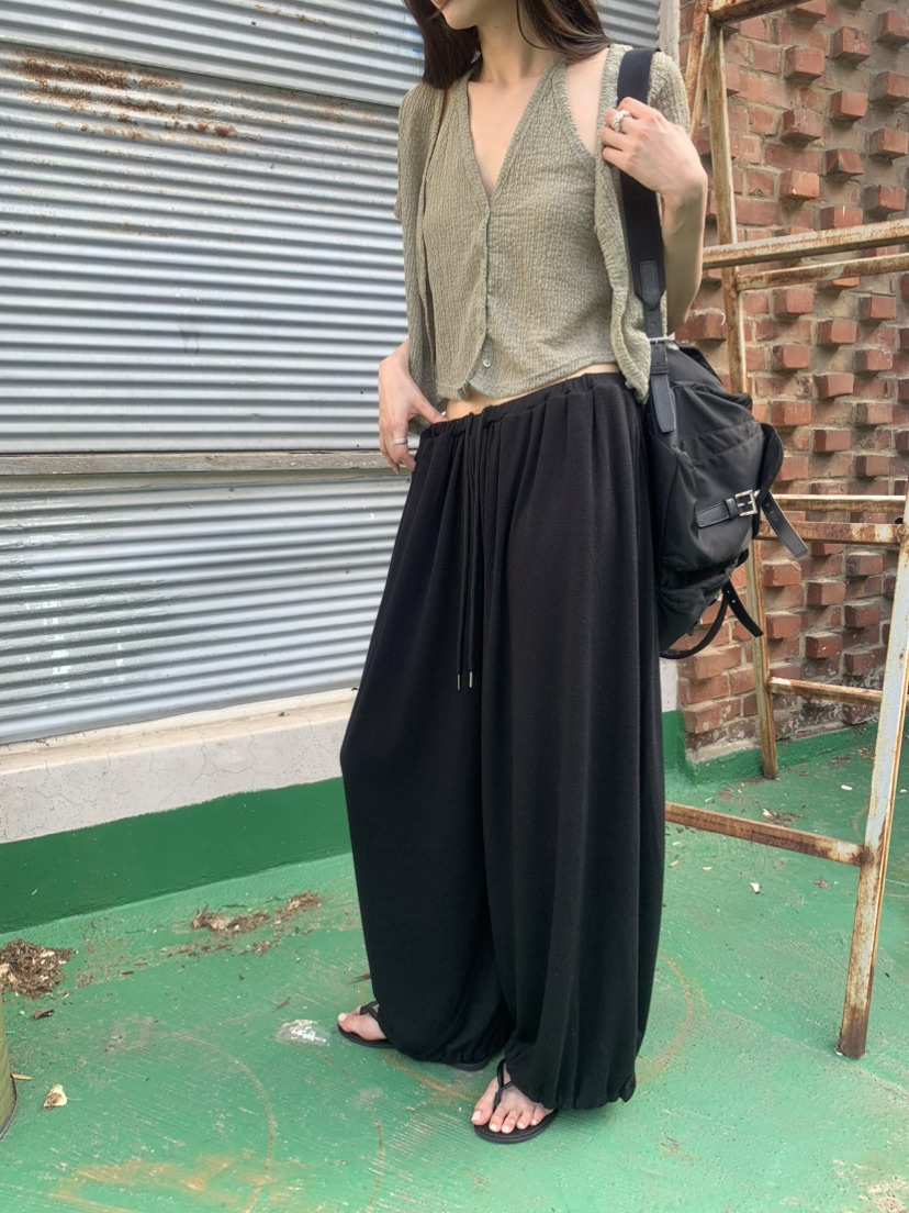 LE AVE韓國東大門代購女裝新品時尚人氣26春夏推薦休閑褲SLE AVE休閑褲