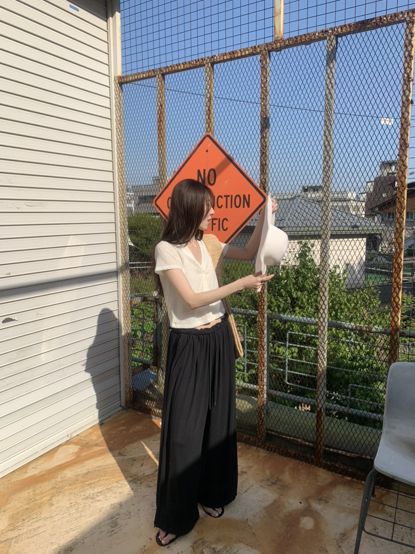 LE AVE韓國東大門代購女裝新品時尚人氣26春夏推薦休閑褲SLE AVE休閑褲