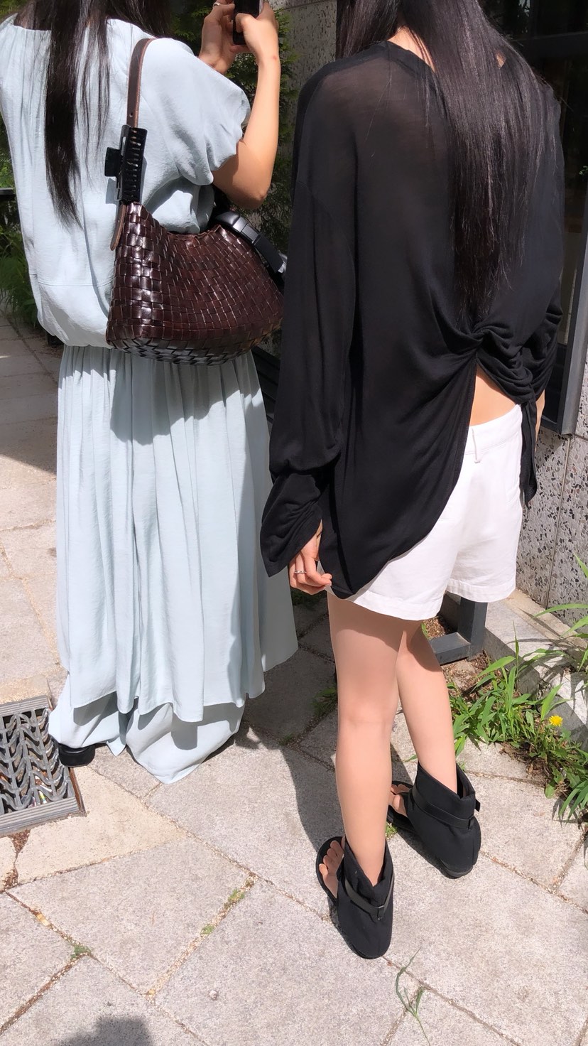 OVER RICH韓國東大門代購女士新品職業人氣休閑長袖T恤扭曲OVER RICH長袖T恤