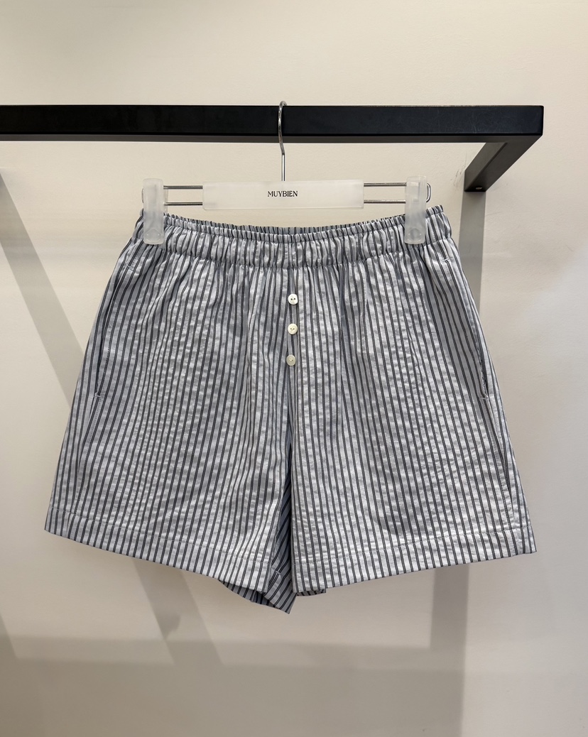MUYBIEN韓國直郵實拍女裝新款推薦26夏季休閑26春夏熱賣短褲MUYBIEN短褲圖色2