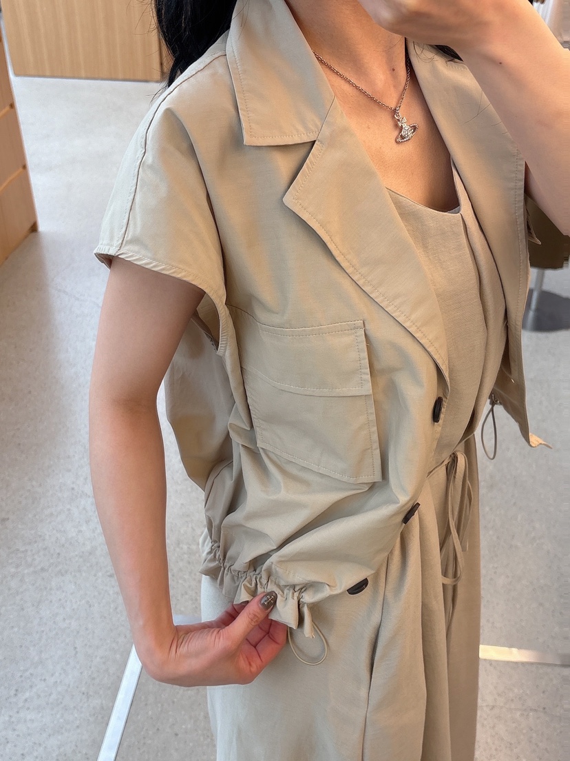 JUJU東大門實拍韓國女裝新品26春夏人氣26夏季時尚休閑馬甲JUJU馬甲