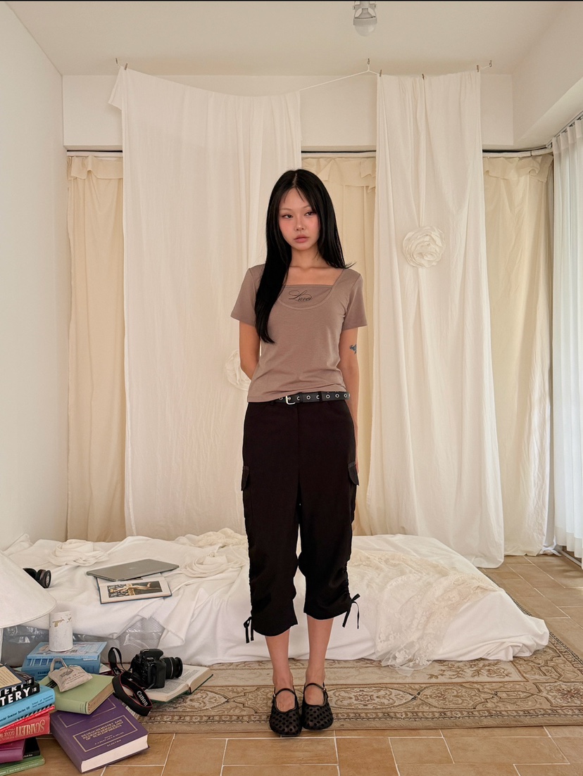 MORE THAN-P韓國直郵女裝新款熱賣26夏季職業推薦人氣T恤MORE THANT恤