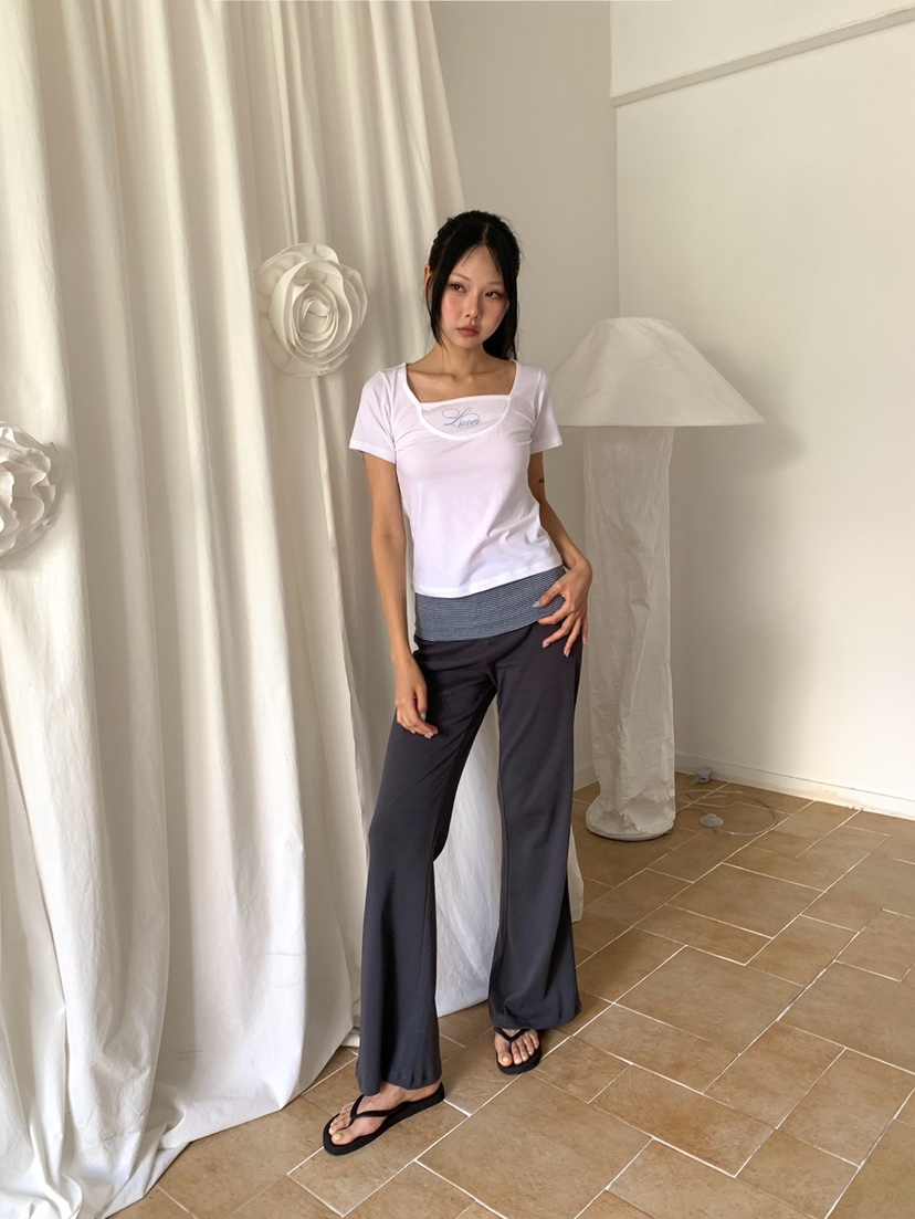 MORE THAN-P韓國直郵女裝新款熱賣26夏季職業推薦人氣T恤MORE THANT恤