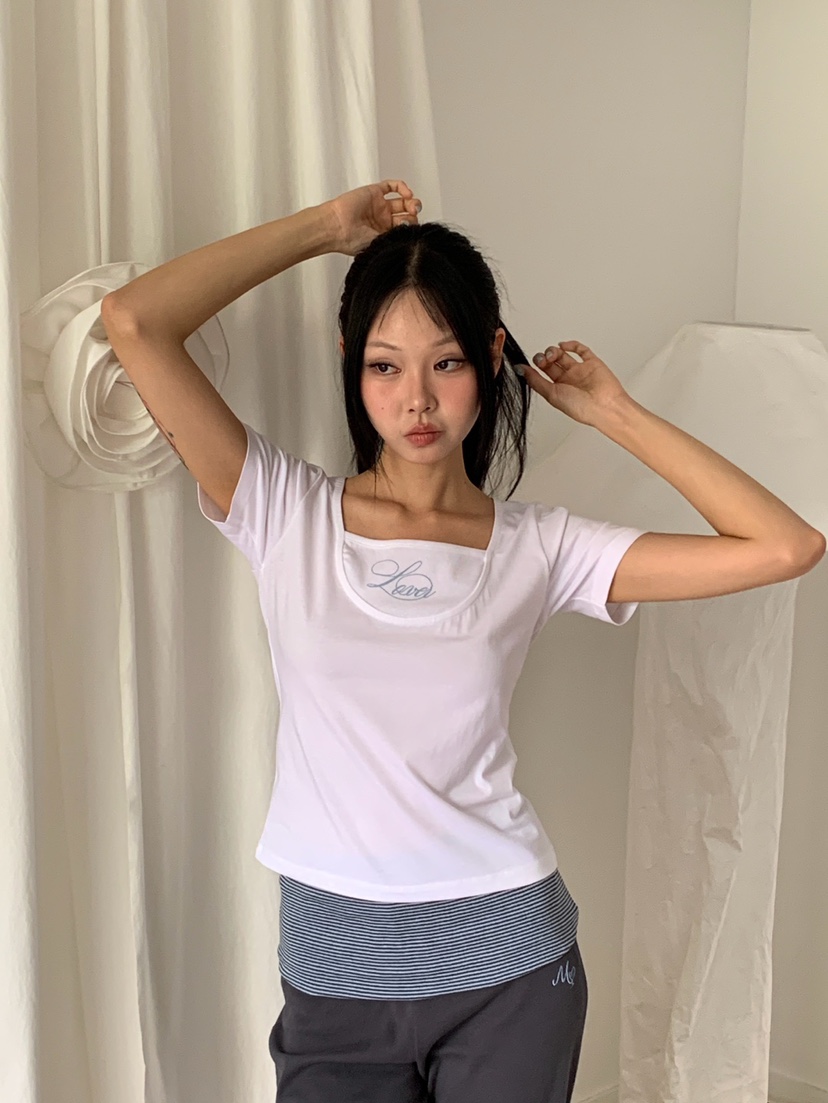 MORE THAN-P韓國直郵女裝新款熱賣26夏季職業推薦人氣T恤MORE THANT恤
