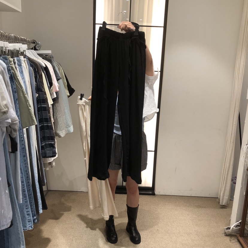 VENIR-a韓國東大門代購女士新款推薦26夏季休閑褲含腰繩VENIR-a休閑褲圖色2