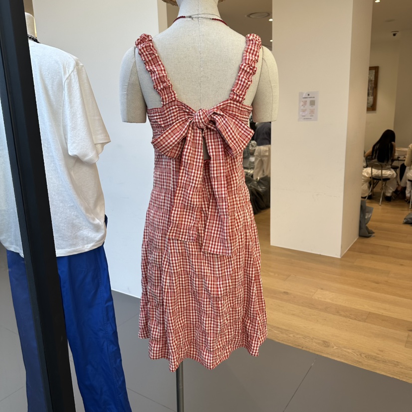 LE ETOILE韓國直郵女士新款熱賣職業26春夏連衣裙OPS絲帶Le etoile連衣裙