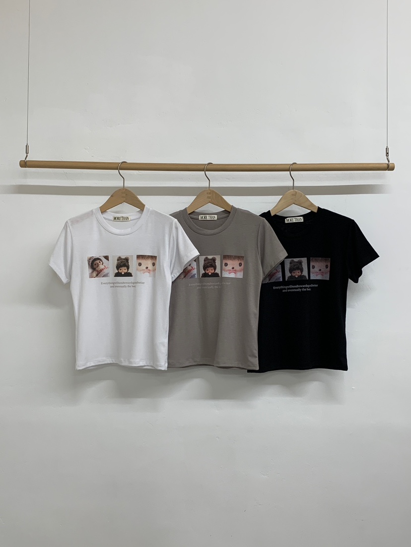 MORE THAN-P韓國東大門代購女裝新品26春夏職業時尚T恤MORE THANT恤