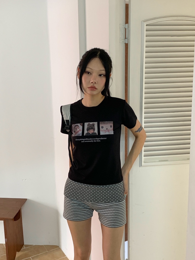 MORE THAN-P韓國東大門代購女裝新品26春夏職業時尚T恤MORE THANT恤