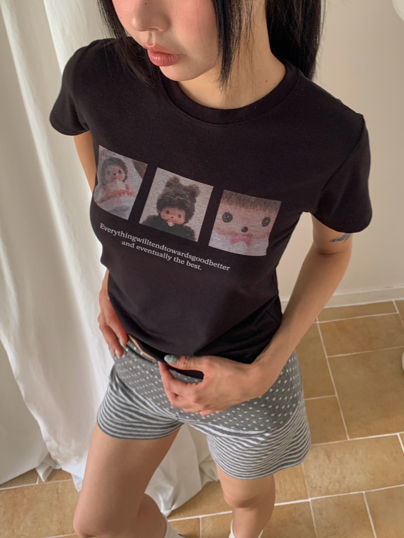 MORE THAN-P韓國東大門代購女裝新品26春夏職業時尚T恤MORE THANT恤