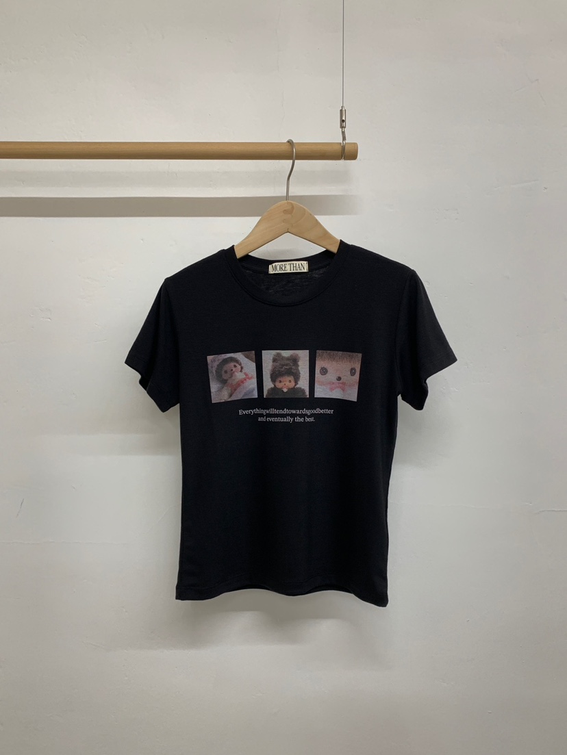 MORE THAN-P韓國東大門代購女裝新品26春夏職業時尚T恤MORE THANT恤圖色2