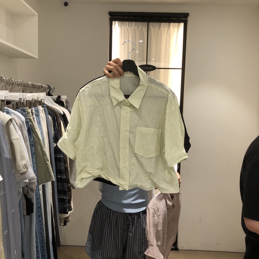 VENIR-a韓國直郵女裝新款休閑26春夏時尚職業襯衫蕾絲衫VENIR-a襯衫/蕾絲衫圖色1