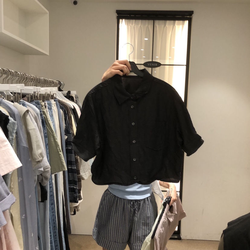 VENIR-a韓國直郵女裝新款休閑26春夏時尚職業襯衫蕾絲衫VENIR-a襯衫/蕾絲衫圖色3