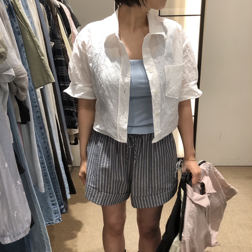 VENIR-a韓國直郵女裝新款休閑26春夏時尚職業襯衫蕾絲衫VENIR-a襯衫/蕾絲衫圖色4