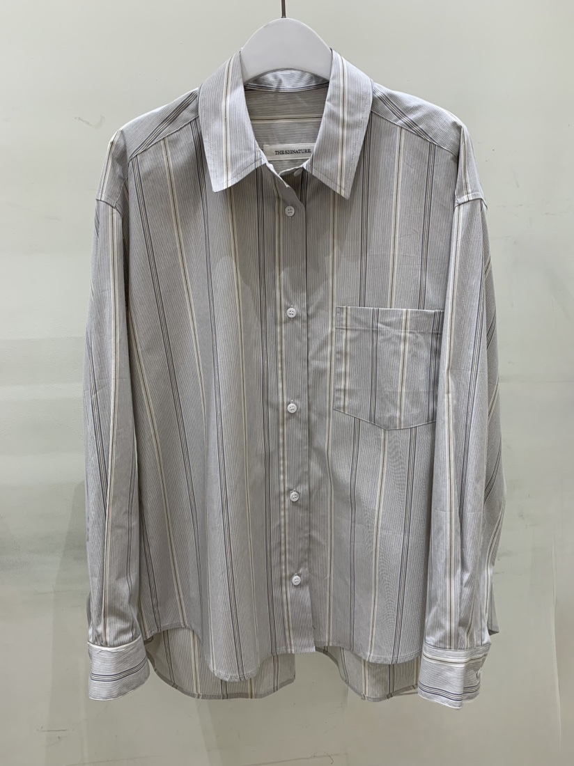 THE SIGNATURE韓國代購女裝新品26春夏推薦職業襯衫蕾絲衫THE SIGNATURE襯衫/蕾絲衫圖色1