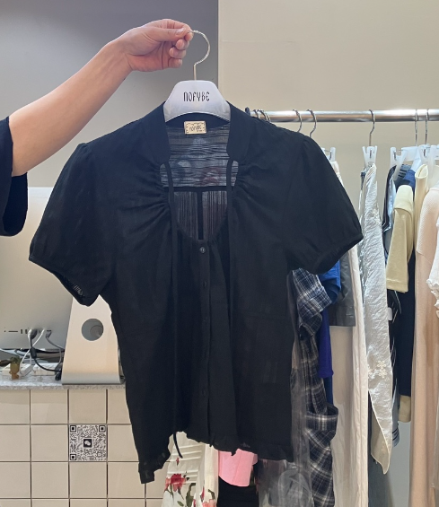 NOFYBE韓國直郵女士新品時尚休閑人氣26春夏推薦襯衫蕾絲衫LNOFYBE襯衫/蕾絲衫圖色2