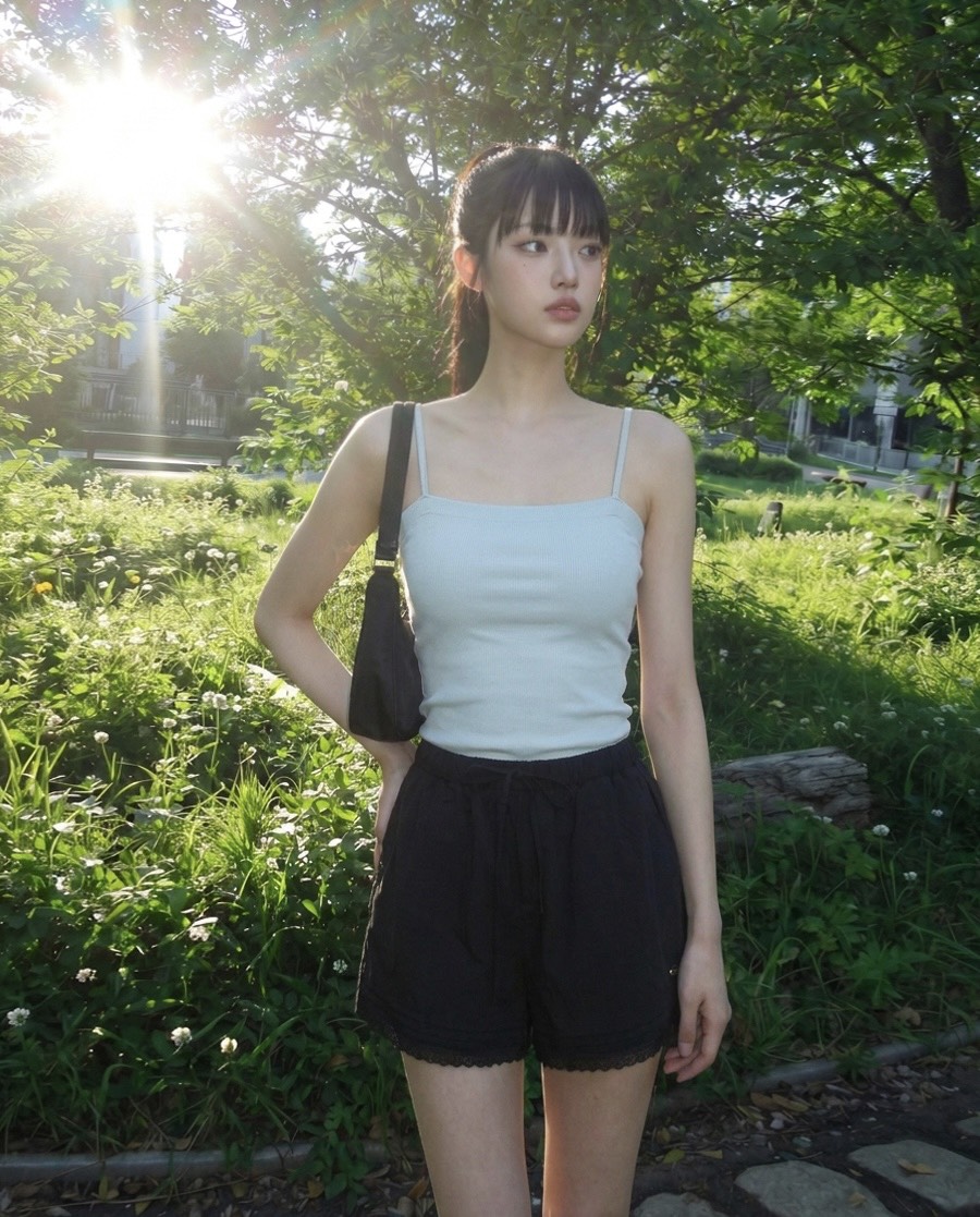 GALERIE NUIT韓國直郵女士新品26春夏26夏季吊帶背心無袖GALERIE NUIT吊帶/背心