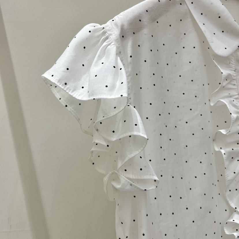 MARIE MARIE韓國東大門代購女裝新品休閑襯衫蕾絲衫荷葉邊BL無袖MARIE MARIE襯衫/蕾絲衫