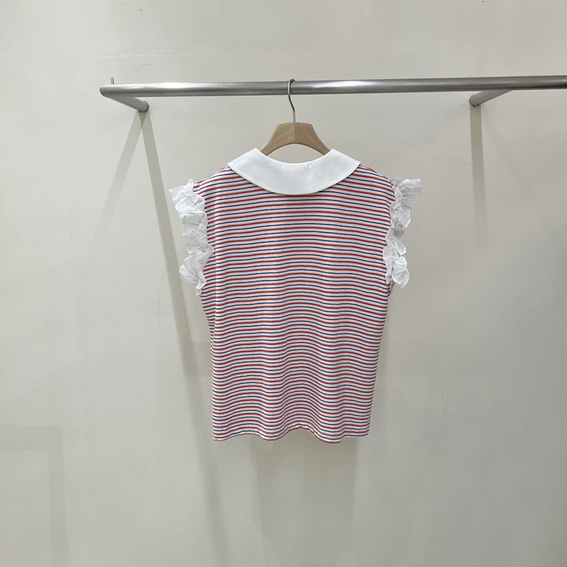 MARIE MARIE東大門實拍韓國女裝新品時尚職業熱賣T恤荷葉邊MARIE MARIET恤