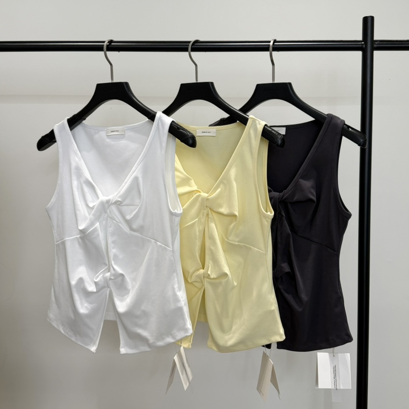 GALERIE NUIT韓國直郵女裝新品熱賣26春夏休閑吊帶背心無袖GALERIE NUIT吊帶/背心