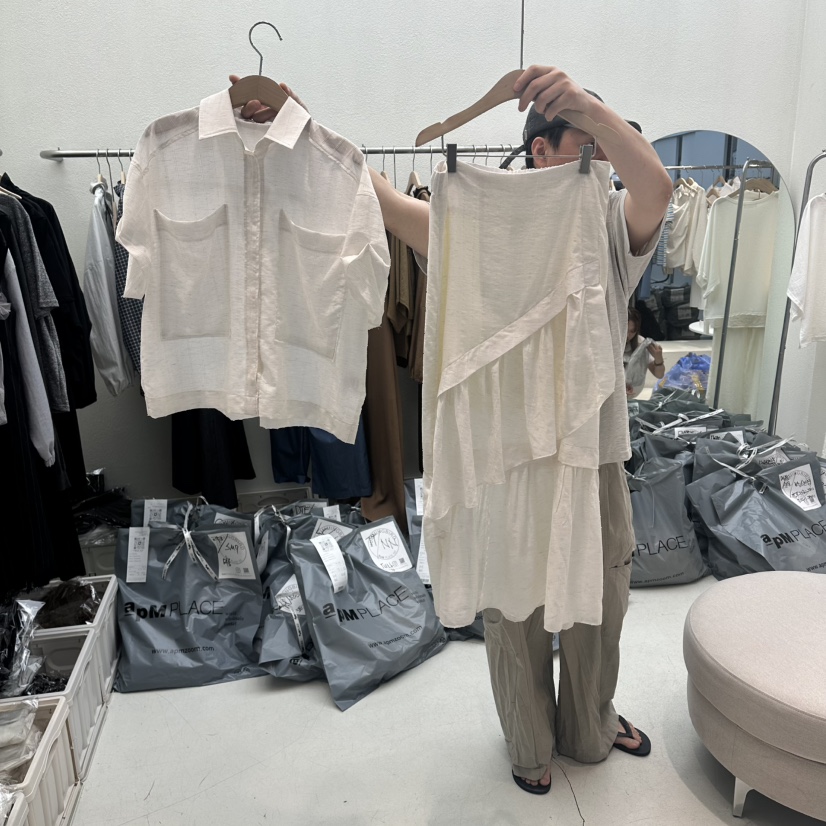 HUMMING BIRD韓國直郵女裝新品休閑26夏季推薦26春夏長裙HUMMING BIRD長裙