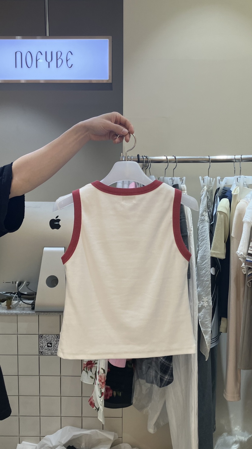 NOFYBE韓國東大門直郵女士新款時尚熱賣26春夏休閑吊帶背心NOFYBE吊帶/背心