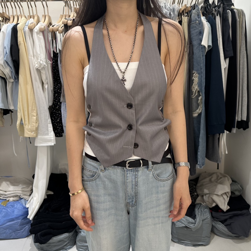 BAGUETTE-P韓國直郵女士新品休閑時尚26春夏職業吊帶背心BAGUETTE-P吊帶/背心圖色2