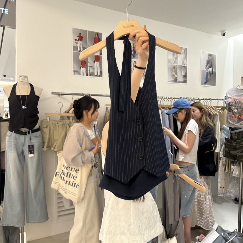 BAGUETTE-P韓國直郵女士新品休閑時尚26春夏職業吊帶背心BAGUETTE-P吊帶/背心圖色3