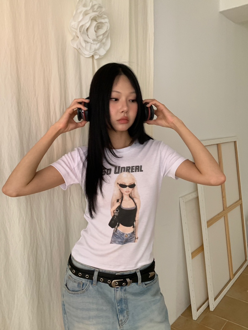 MORE THAN-P韓國代購女裝新品熱賣休閑推薦時尚人氣T恤MORE THANT恤