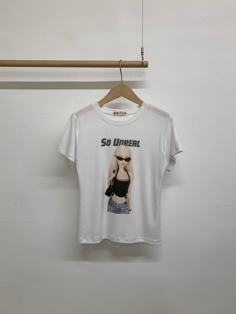 MORE THAN-P韓國代購女裝新品熱賣休閑推薦時尚人氣T恤MORE THANT恤圖色1