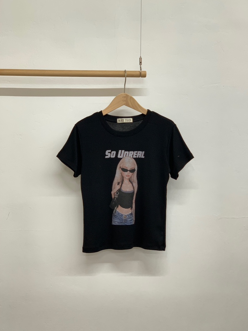 MORE THAN-P韓國代購女裝新品熱賣休閑推薦時尚人氣T恤MORE THANT恤圖色3