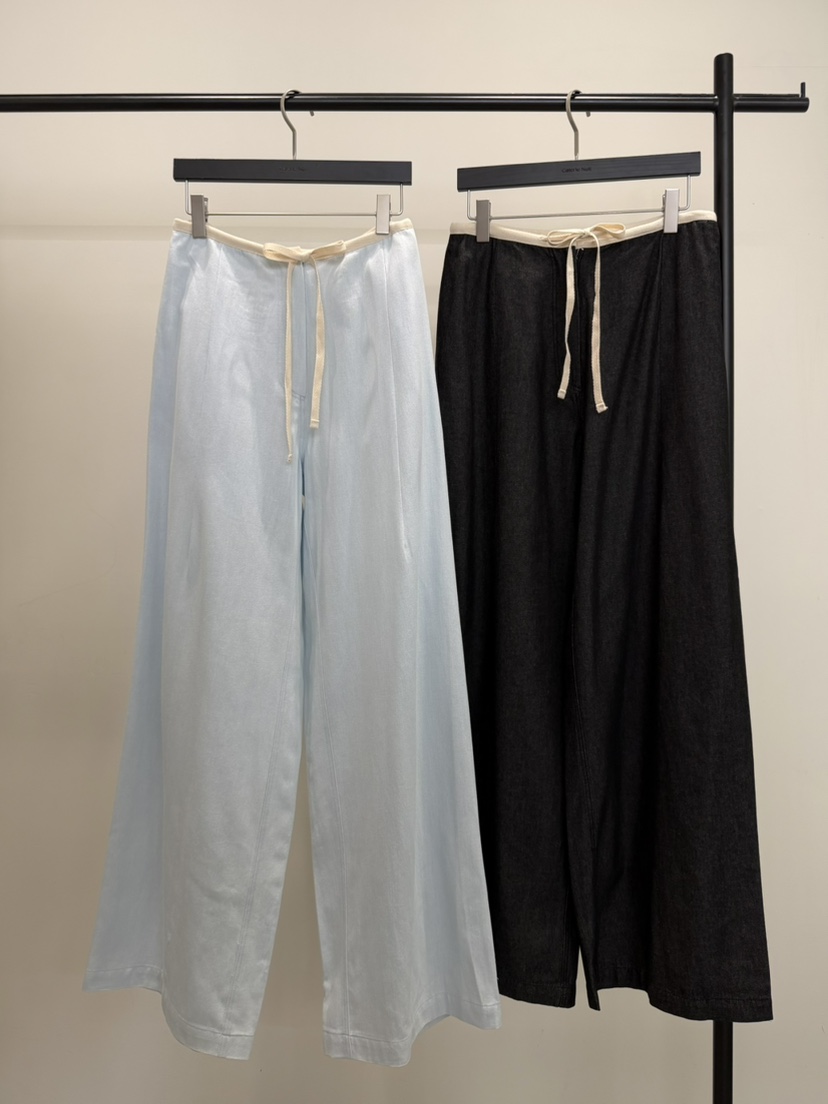 GALERIE NUIT韓國東大門直郵女裝新品職業休閑休閑褲系帶GALERIE NUIT休閑褲