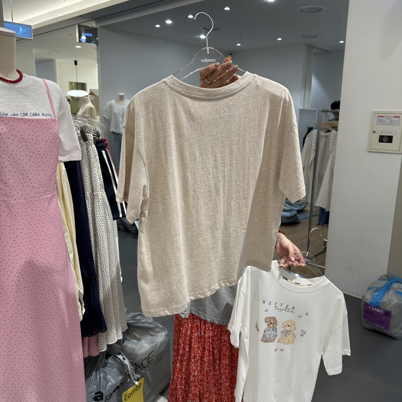 COMBO韓國代購女士新品時尚職業推薦26春夏26夏季人氣T恤COM_BOT恤