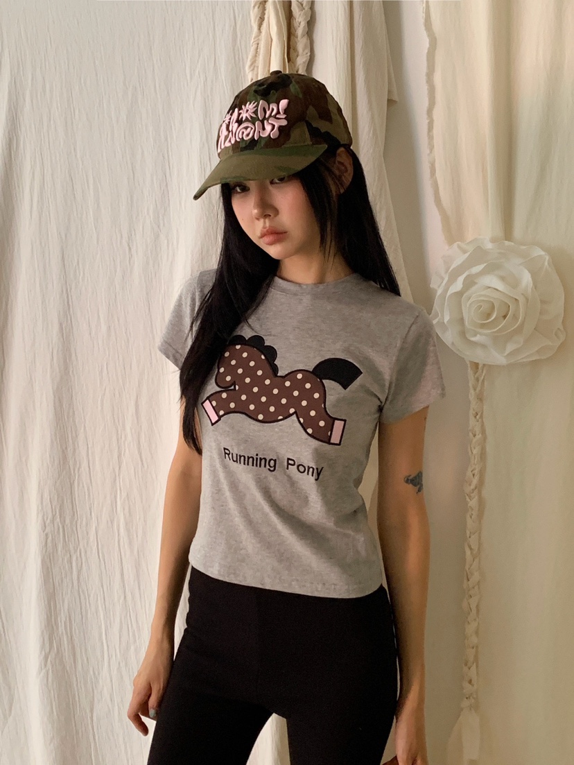 MORE THAN-P韓國直郵女裝新品26春夏職業推薦熱賣時尚T恤MORE THANT恤