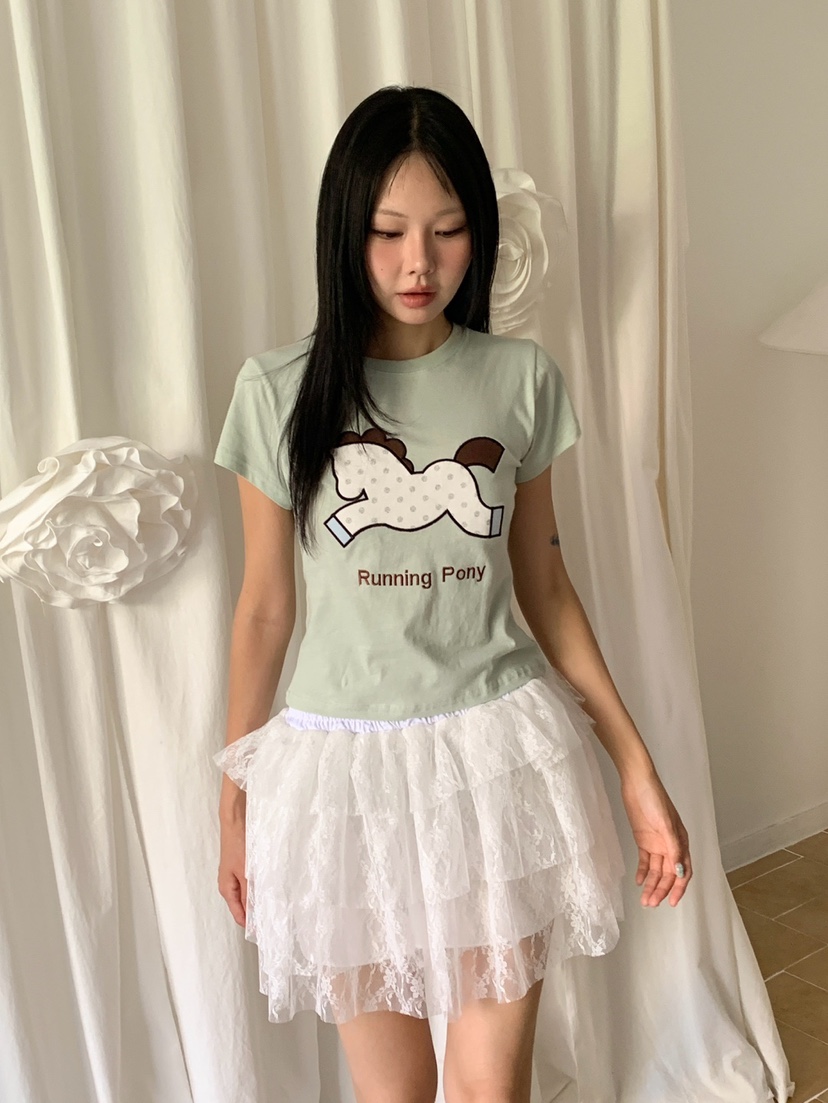 MORE THAN-P韓國直郵女裝新品26春夏職業推薦熱賣時尚T恤MORE THANT恤