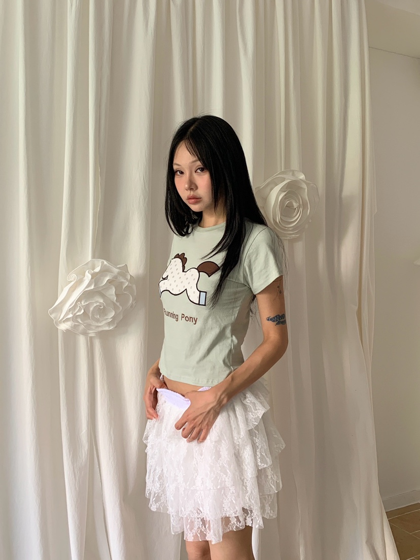 MORE THAN-P韓國直郵女裝新品26春夏職業推薦熱賣時尚T恤MORE THANT恤