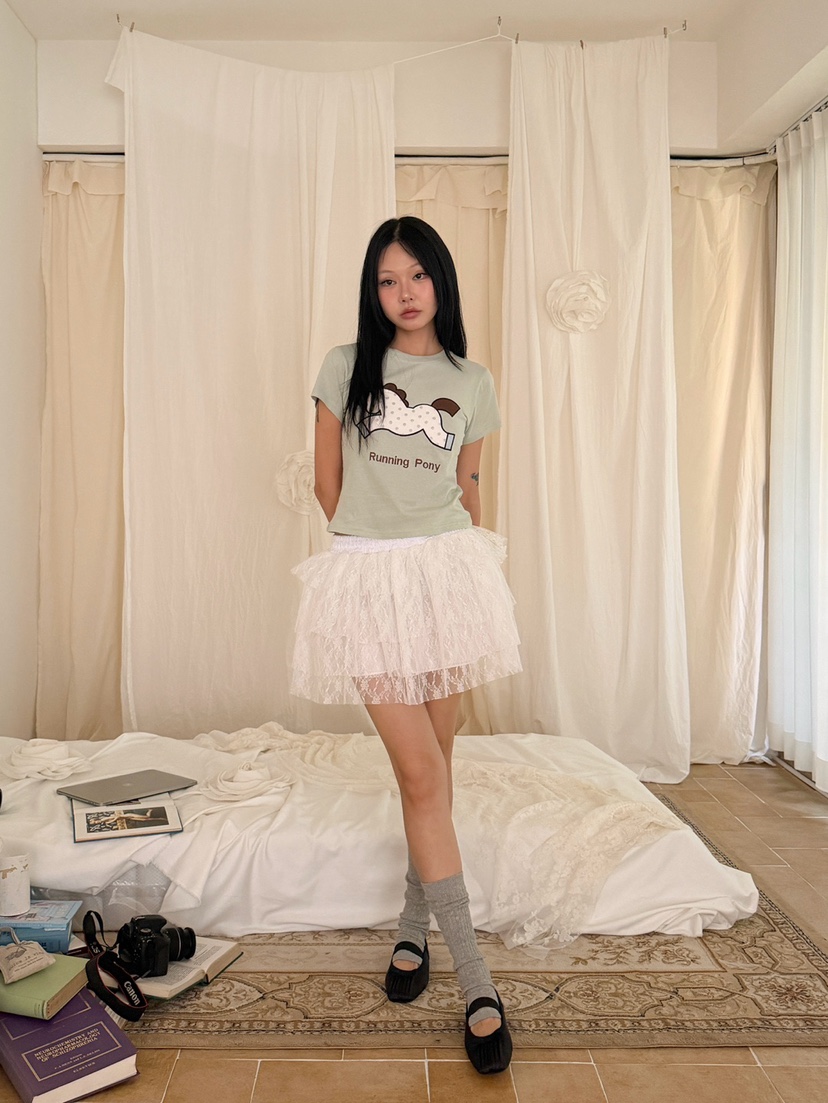 MORE THAN-P韓國直郵女裝新品26春夏職業推薦熱賣時尚T恤MORE THANT恤