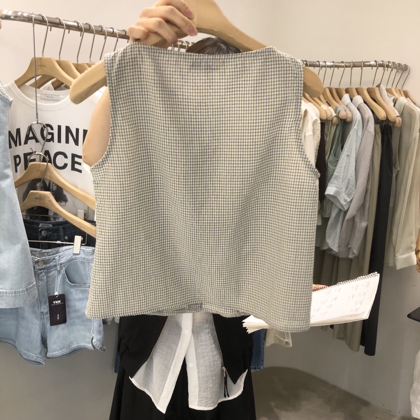 PHILO韓國代購女裝新款職業休閑26夏季熱賣時尚人氣吊帶背心PHILO吊帶/背心