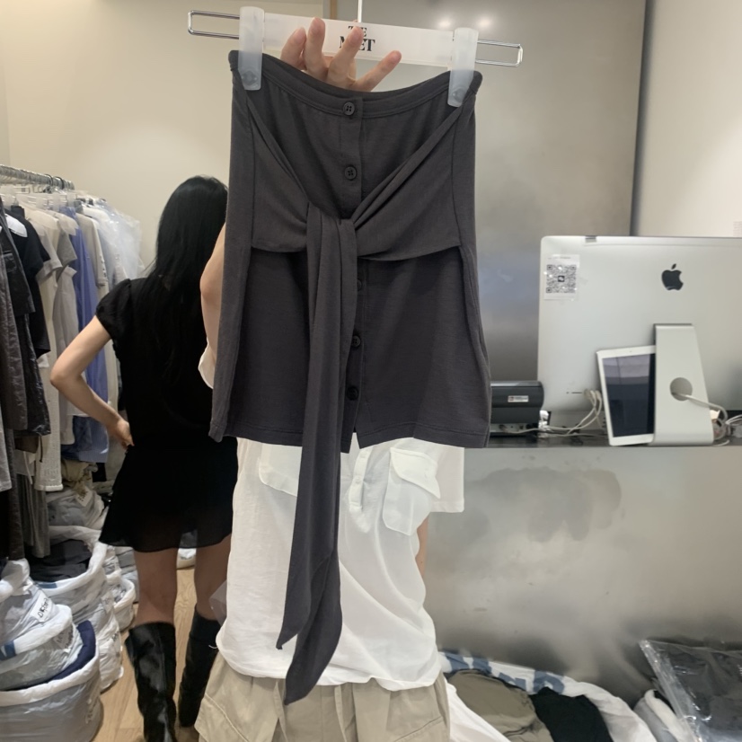 MEET ME東大門實拍韓國女士新款時尚熱賣26春夏吊帶背心MEET ME吊帶/背心圖色1
