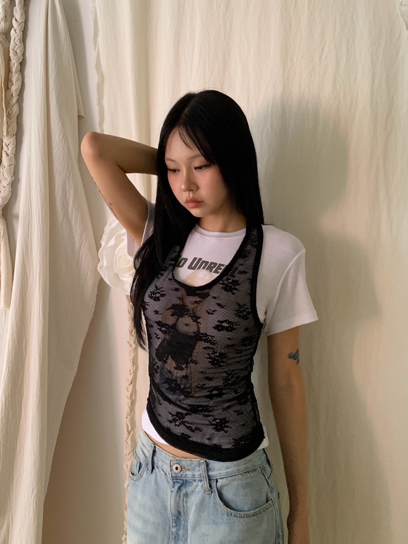 MORE THAN-P韓國直郵女裝新品職業26春夏休閑推薦吊帶背心MORE THAN吊帶/背心