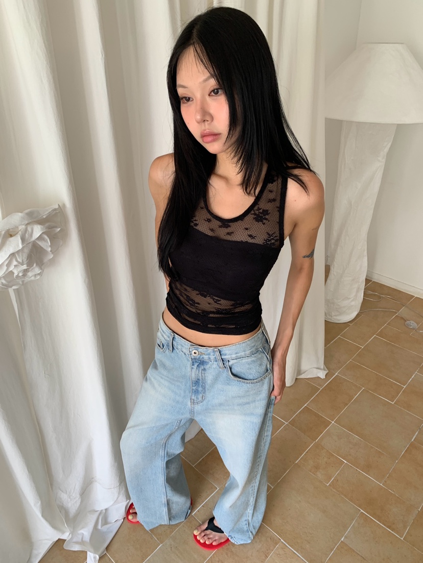 MORE THAN-P韓國直郵女裝新品職業26春夏休閑推薦吊帶背心MORE THAN吊帶/背心