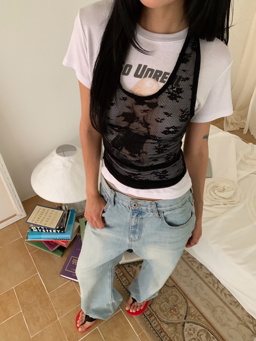 MORE THAN-P韓國直郵女裝新品職業26春夏休閑推薦吊帶背心MORE THAN吊帶/背心