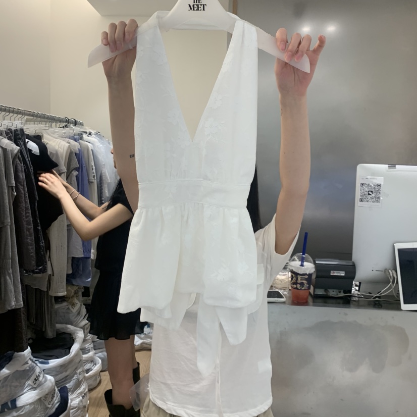 MEET ME韓國東大門直郵女裝新款休閑26夏季時尚吊帶背心MEET ME吊帶/背心圖色1