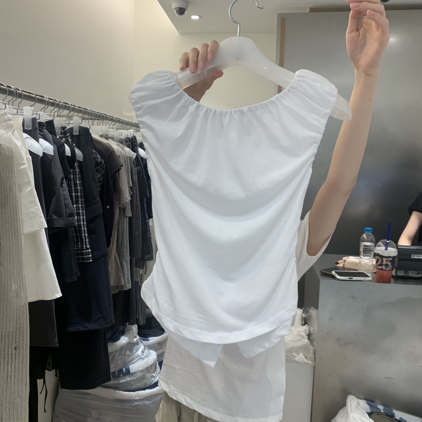 MEET ME韓國直郵實拍女士新品26春夏休閑26夏季吊帶背心褶皺MEET ME吊帶/背心
