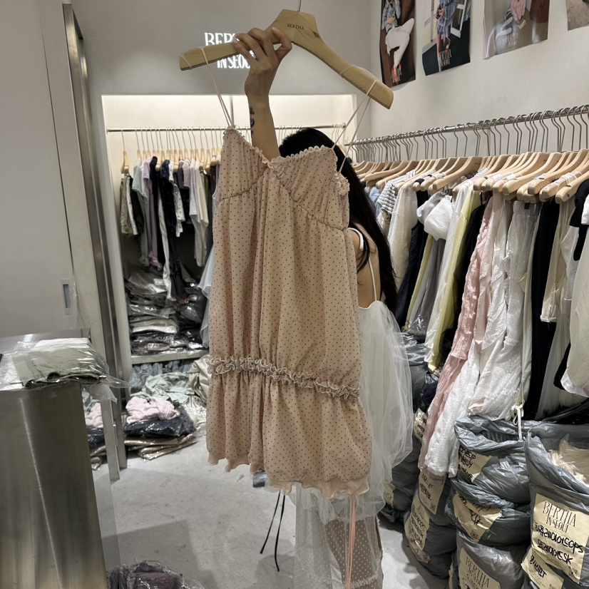 BERTHA韓國東大門代購女士新品時尚26夏季職業26春夏連衣裙OPSBERTHA連衣裙圖色1