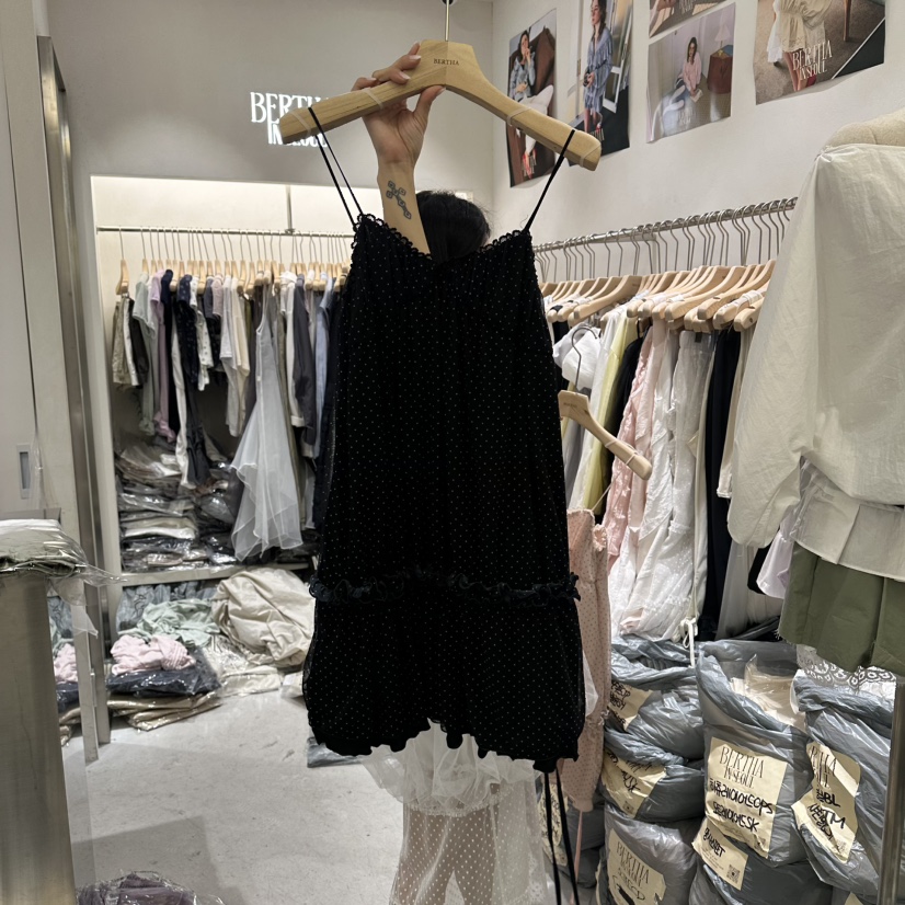 BERTHA韓國東大門代購女士新品時尚26夏季職業26春夏連衣裙OPSBERTHA連衣裙圖色2