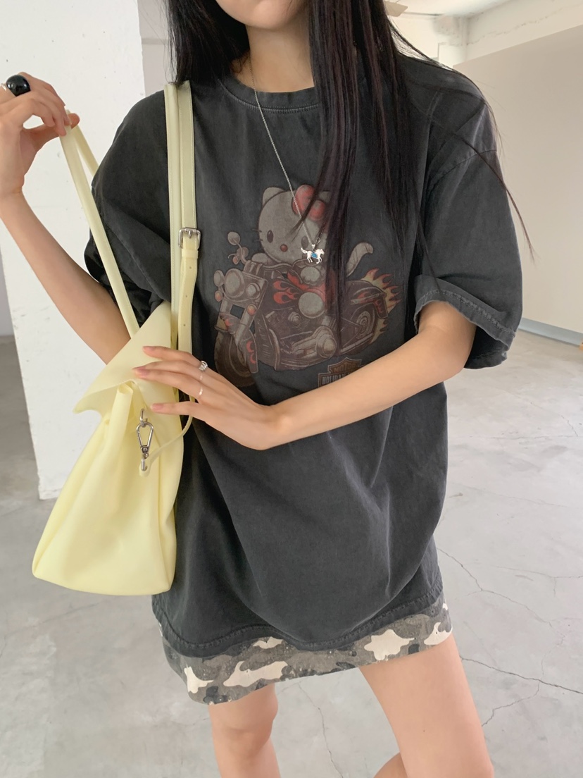 JKICHI韓國東大門代購女士新品推薦時尚26夏季休閑人氣T恤JKICHIT恤圖色2